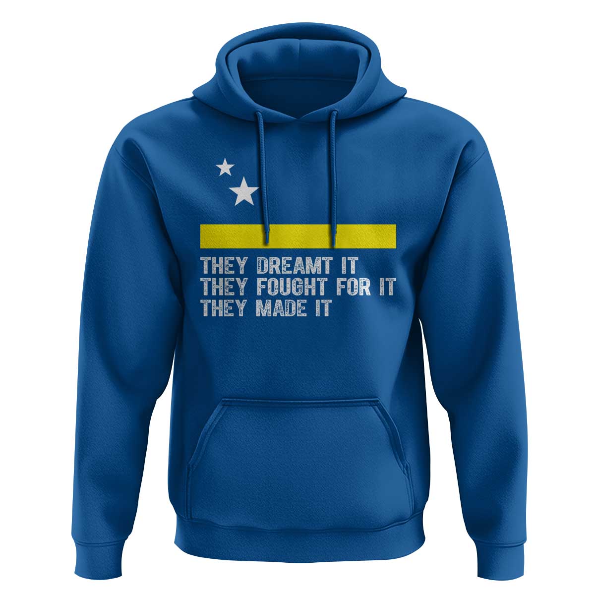 Curaçao Flag History Pride Hoodie They Dreamt Fought Made It