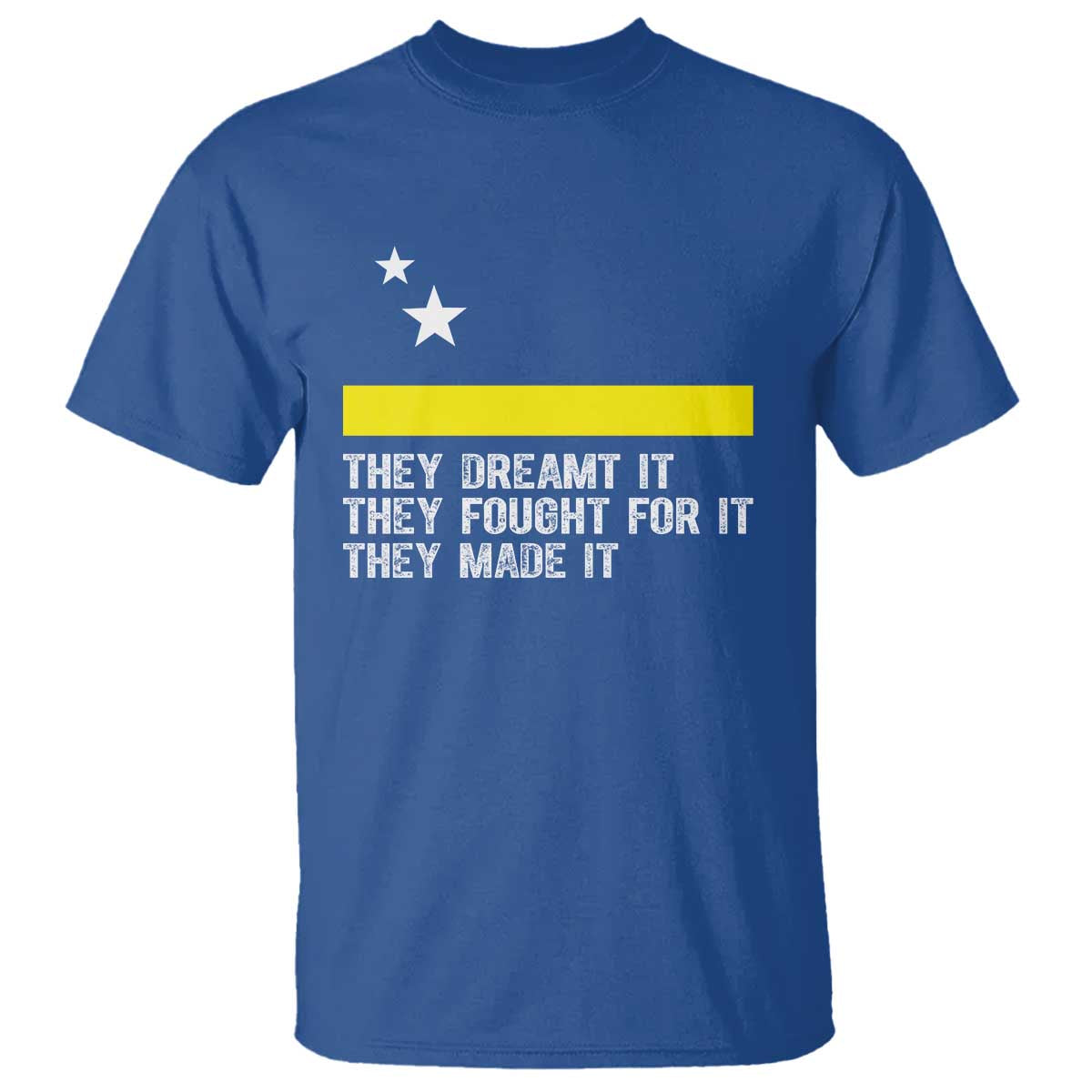 Curaçao Flag History Pride T Shirt They Dreamt Fought Made It