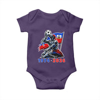 Haiti Soccer Tournament History 1974 to 2026 Baby Onesie Powerful Haitian Broken Chains National Flag Football Fans