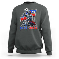 Haiti Soccer Tournament History 1974 to 2026 Sweatshirt Powerful Haitian Broken Chains National Flag Football Fans