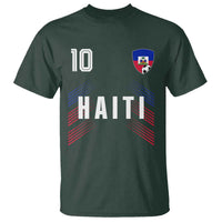 Haiti Soccer Sports Graphic Number 10 Jersey Style T Shirt Proud Haitian Football Fans Game Day Pride