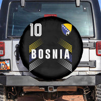 Bosnia Herzegovina Soccer Sports Graphic Number 10 Jersey Style Spare Tire Cover Proud Bosnian Football Fans Game Day Pride
