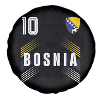 Bosnia Herzegovina Soccer Sports Graphic Number 10 Jersey Style Spare Tire Cover Proud Bosnian Football Fans Game Day Pride