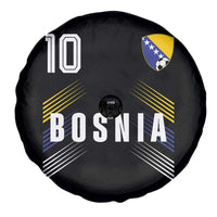 Bosnia Herzegovina Soccer Sports Graphic Number 10 Jersey Style Spare Tire Cover Proud Bosnian Football Fans Game Day Pride