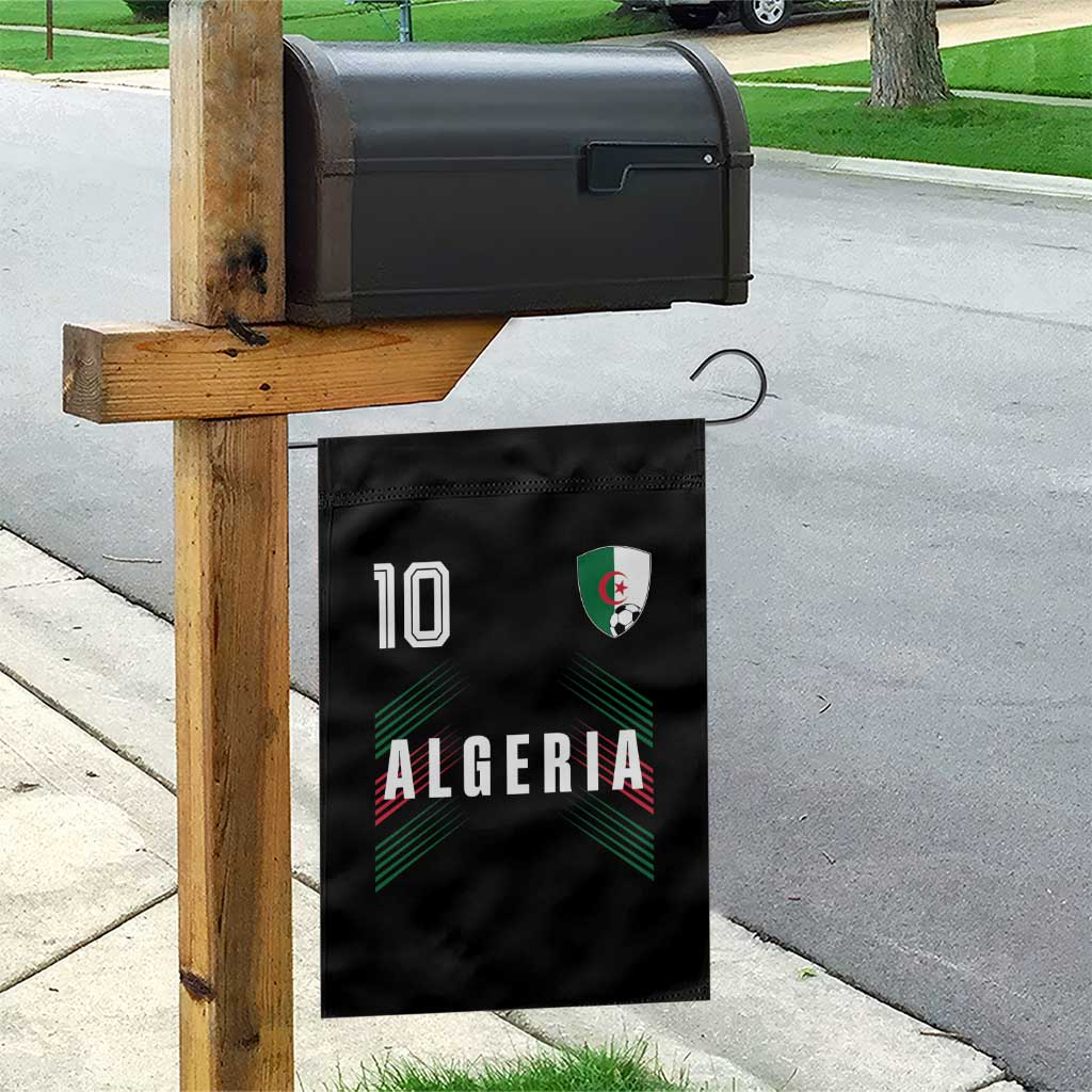 Algeria Soccer Sports Graphic Number 10 Jersey Style Garden Flag Proud Algerian Football Fans Game Day Maghreb Pride