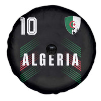 Algeria Soccer Sports Graphic Number 10 Jersey Style Spare Tire Cover Proud Algerian Football Fans Game Day Maghreb Pride
