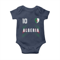 Algeria Soccer Sports Graphic Number 10 Jersey Style Baby Onesie Proud Algerian Football Fans Game Day Maghreb Pride