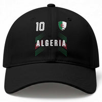 Algeria Soccer Sports Graphic Number 10 Jersey Style Baseball Cap Proud Algerian Football Fans Game Day Maghreb Pride