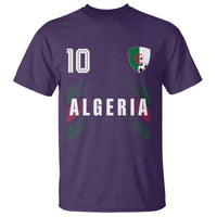 Algeria Soccer Sports Graphic Number 10 Jersey Style T Shirt Proud Algerian Football Fans Game Day Maghreb Pride