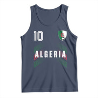 Algeria Soccer Sports Graphic Number 10 Jersey Style Tank Top Proud Algerian Football Fans Game Day Maghreb Pride