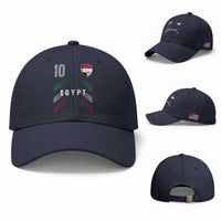 Egypt Soccer Sports Graphic Number 10 Jersey Style Baseball Cap Proud Egyptian Football Fans Game Day Pride