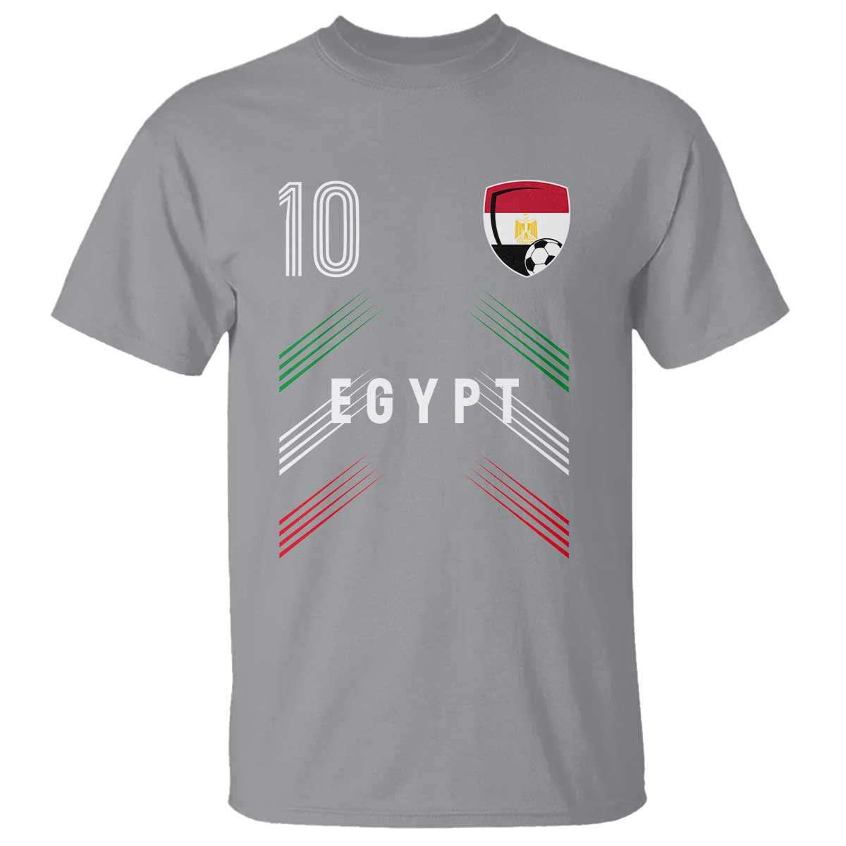 Egypt Soccer Sports Graphic Number 10 Jersey Style T Shirt Proud Egyptian Football Fans Game Day Pride