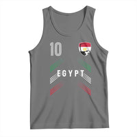 Egypt Soccer Sports Graphic Number 10 Jersey Style Tank Top Proud Egyptian Football Fans Game Day Pride