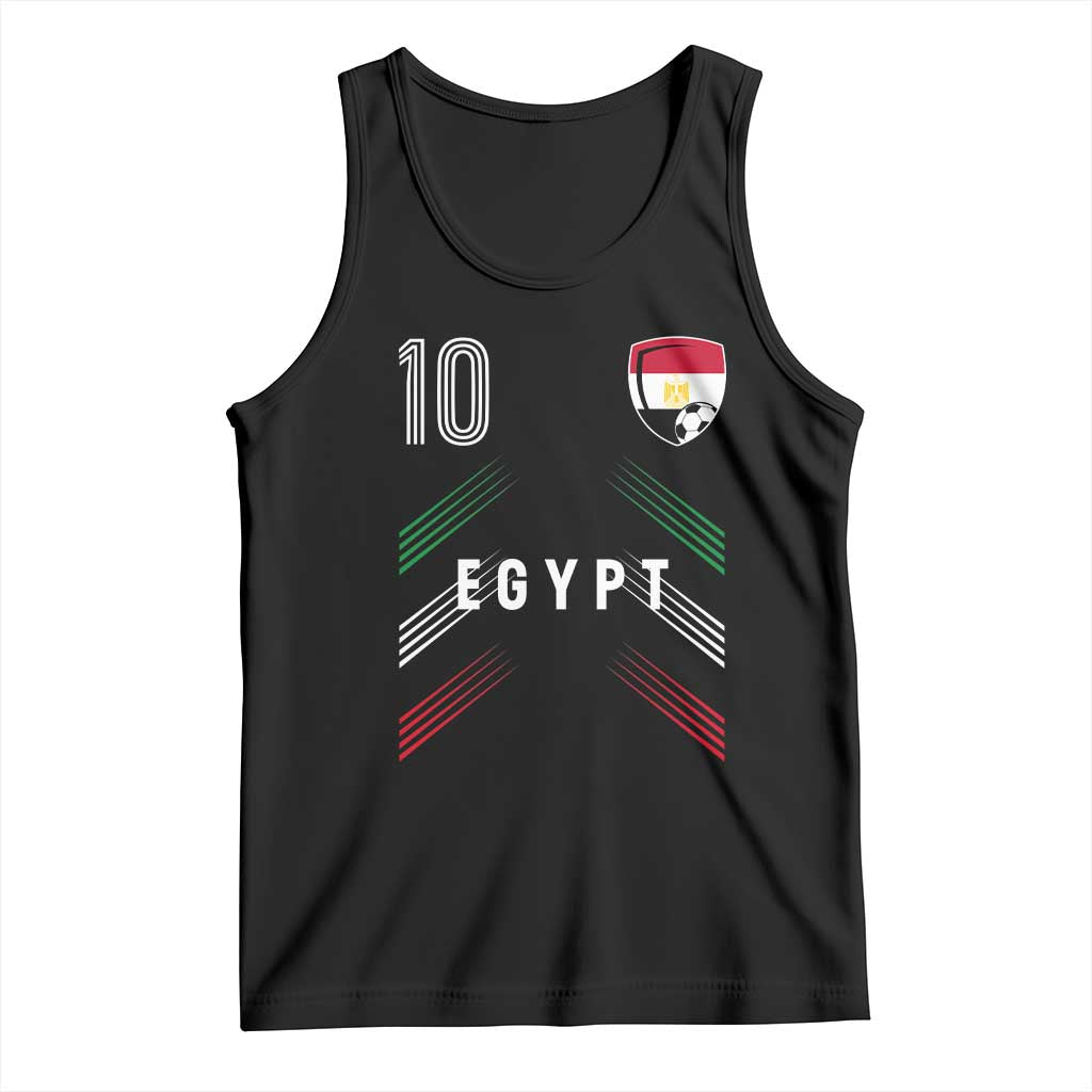 Egypt Soccer Sports Graphic Number 10 Jersey Style Tank Top Proud Egyptian Football Fans Game Day Pride