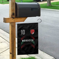 Morocco Soccer Sports Graphic Number 10 Jersey Style Garden Flag Proud Moroccan Football Fans Game Day Maghreb Pride