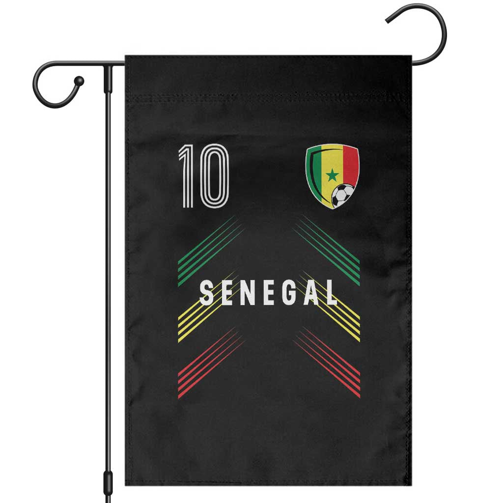 Senegal Soccer Sports Graphic Number 10 Jersey Style Garden Flag Proud Senegalese Football Fans Game Day Pride
