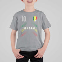 Senegal Soccer Sports Graphic Number 10 Jersey Style T Shirt For Kid Proud Senegalese Football Fans Game Day Pride