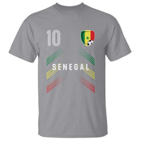 Senegal Soccer Sports Graphic Number 10 Jersey Style T Shirt Proud Senegalese Football Fans Game Day Pride