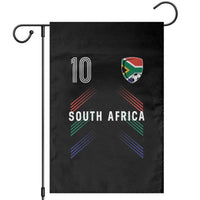 South Africa Soccer Sports Graphic Number 10 Jersey Style Garden Flag Proud South African Football Fans Game Day Pride