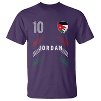Jordan Soccer Sports Graphic Number 10 Jersey Style T Shirt Proud Jordanian Football Fans Game Day Pride