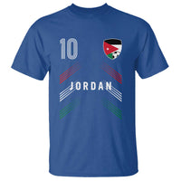 Jordan Soccer Sports Graphic Number 10 Jersey Style T Shirt Proud Jordanian Football Fans Game Day Pride