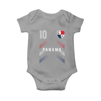 Panama Soccer Sports Graphic Number 10 Jersey Style Baby Onesie Proud Panamanian Football Fans Game Day Pride