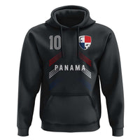 Panama Soccer Sports Graphic Number 10 Jersey Style Hoodie Proud Panamanian Football Fans Game Day Pride