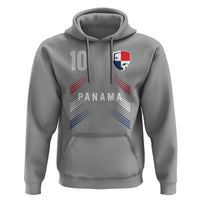Panama Soccer Sports Graphic Number 10 Jersey Style Hoodie Proud Panamanian Football Fans Game Day Pride