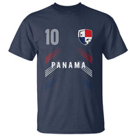 Panama Soccer Sports Graphic Number 10 Jersey Style T Shirt Proud Panamanian Football Fans Game Day Pride