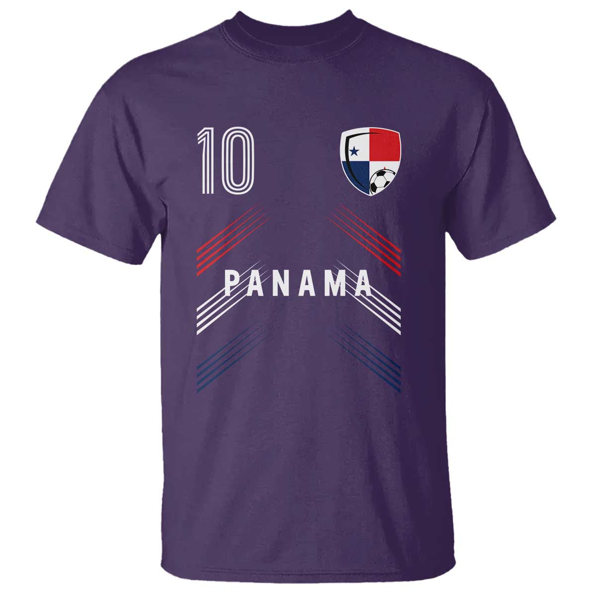 Panama Soccer Sports Graphic Number 10 Jersey Style T Shirt Proud Panamanian Football Fans Game Day Pride
