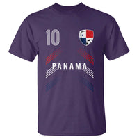 Panama Soccer Sports Graphic Number 10 Jersey Style T Shirt Proud Panamanian Football Fans Game Day Pride