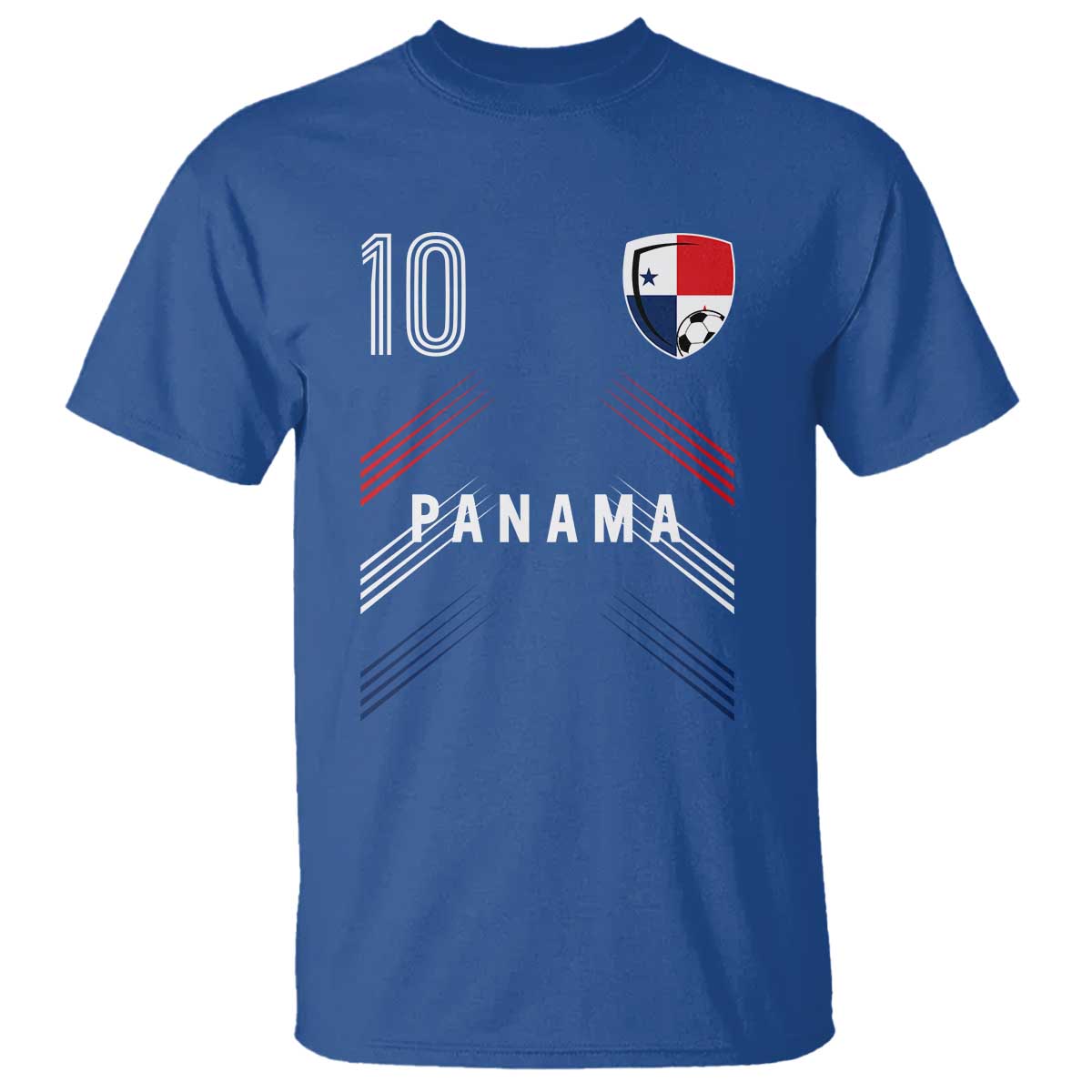 Panama Soccer Sports Graphic Number 10 Jersey Style T Shirt Proud Panamanian Football Fans Game Day Pride