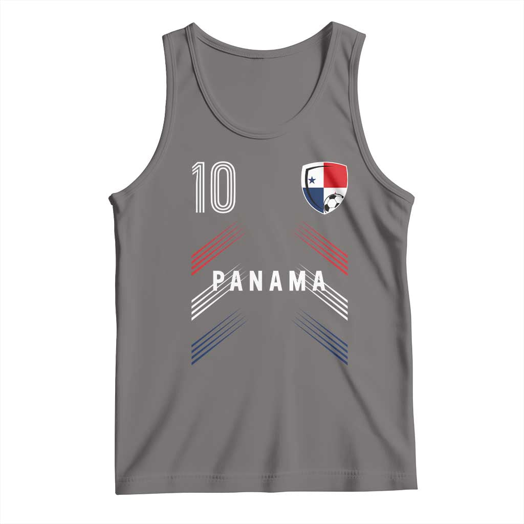 Panama Soccer Sports Graphic Number 10 Jersey Style Tank Top Proud Panamanian Football Fans Game Day Pride