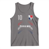 Panama Soccer Sports Graphic Number 10 Jersey Style Tank Top Proud Panamanian Football Fans Game Day Pride