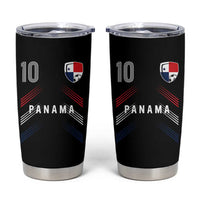 Panama Soccer Sports Graphic Number 10 Jersey Style Tumbler Cup Proud Panamanian Football Fans Game Day Pride