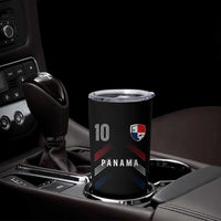 Panama Soccer Sports Graphic Number 10 Jersey Style Tumbler Cup Proud Panamanian Football Fans Game Day Pride
