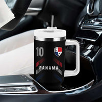 Panama Soccer Sports Graphic Number 10 Jersey Style Tumbler With Handle Proud Panamanian Football Fans Game Day Pride