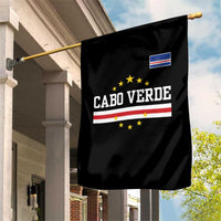 Cabo Verde Athletic Varsity Style Garden Flag Cape Verde Flag Stars National Pride
