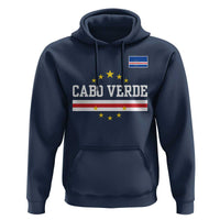 Cabo Verde Athletic Varsity Style Hoodie Cape Verde Flag Stars National Pride