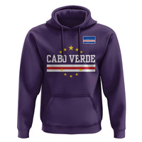 Cabo Verde Athletic Varsity Style Hoodie Cape Verde Flag Stars National Pride