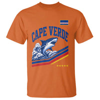 Cape Verde Blue Sharks Ocean Wave Graphic T Shirt Cabo Verde Pride Sports Fans