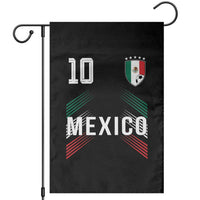 Mexico Soccer Sports Graphic Number 10 Jersey Style Garden Flag Proud Mexican Football Fans Game Day Pride
