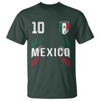 Mexico Soccer Sports Graphic Number 10 Jersey Style T Shirt Proud Mexican Football Fans Game Day Pride