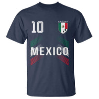 Mexico Soccer Sports Graphic Number 10 Jersey Style T Shirt Proud Mexican Football Fans Game Day Pride