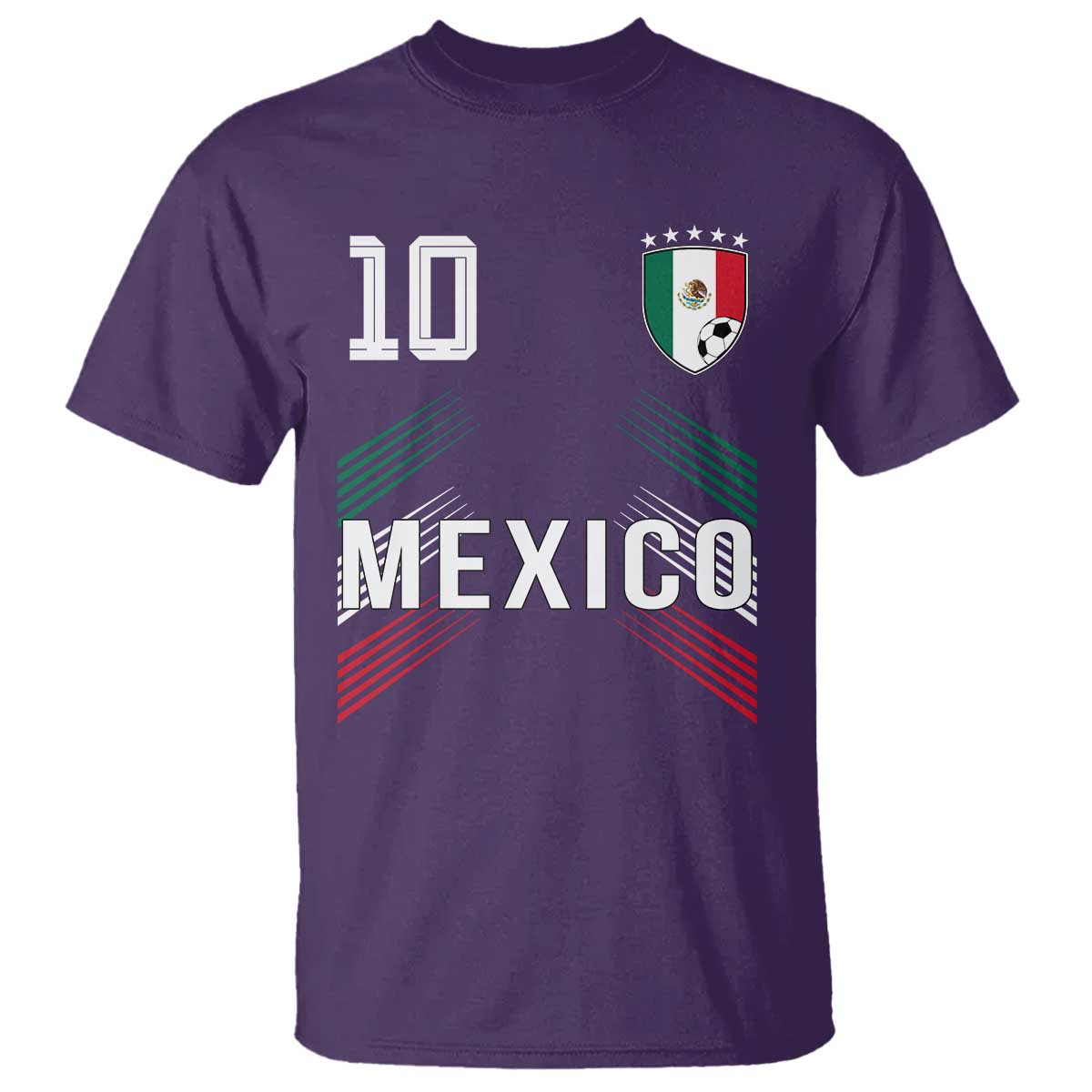 Mexico Soccer Sports Graphic Number 10 Jersey Style T Shirt Proud Mexican Football Fans Game Day Pride