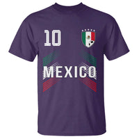 Mexico Soccer Sports Graphic Number 10 Jersey Style T Shirt Proud Mexican Football Fans Game Day Pride