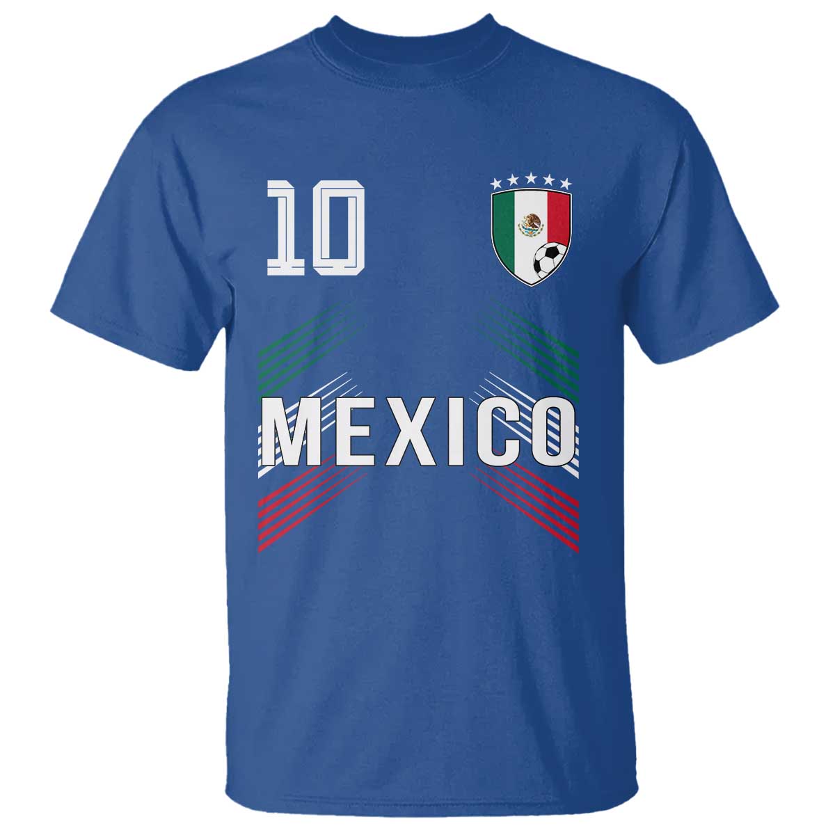 Mexico Soccer Sports Graphic Number 10 Jersey Style T Shirt Proud Mexican Football Fans Game Day Pride