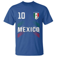 Mexico Soccer Sports Graphic Number 10 Jersey Style T Shirt Proud Mexican Football Fans Game Day Pride
