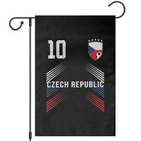 Czech Republic Soccer Sports Graphic Number 10 Jersey Style Garden Flag Proud Czechia Football Fans Game Day Pride