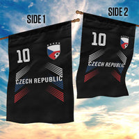 Czech Republic Soccer Sports Graphic Number 10 Jersey Style Garden Flag Proud Czechia Football Fans Game Day Pride